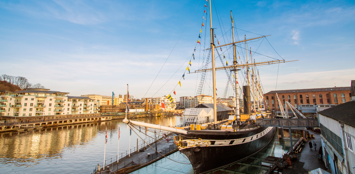 Brunel's SS Great Britain docked in Bristol Harbour